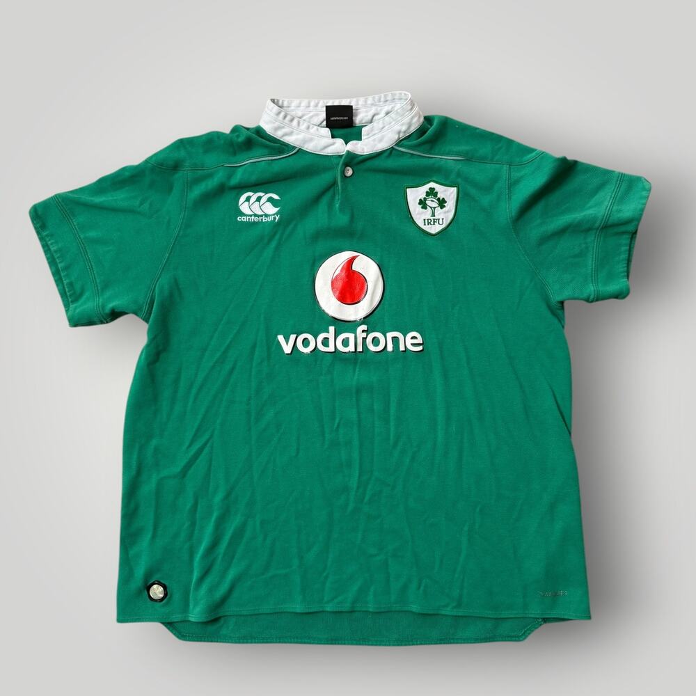 Canterbury Ireland Home Rugby Polo Jersey Men’s 2XL Irish